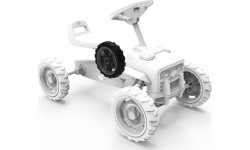 Koło 9x2 Cross - Grey/Black Rear Left