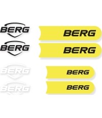 BERG GO Twirl Multicolor - Zestaw naklejek