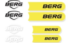 BERG GO Twirl Multicolor - Zestaw naklejek
