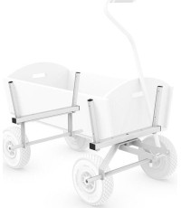 Wagon plażowy - części ramy białe