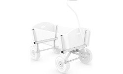 Wagon plażowy - części ramy białe