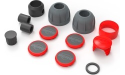 Buzzy - części plastikowe czerwono-czarne