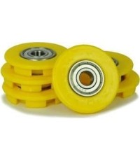 Buddy – osłony kół 12 mm, żółte (6 szt.)