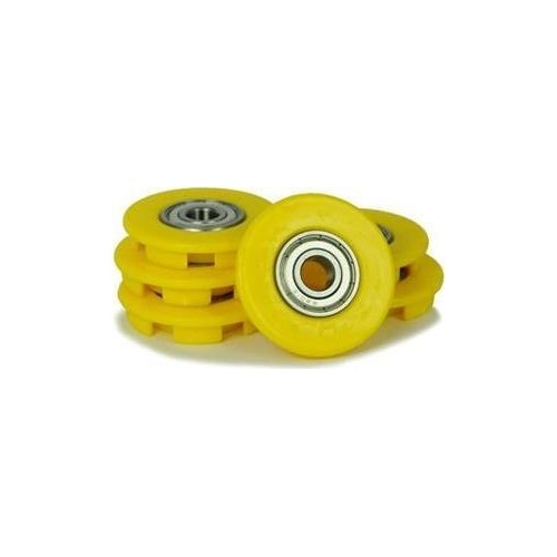 Buddy – osłony kół 12 mm, żółte (6 szt.)