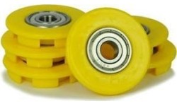 Buddy – osłony kół 12 mm, żółte (6 szt.)