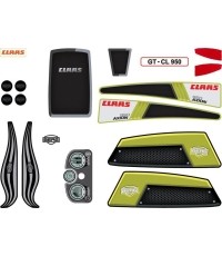 Rama XL – zestaw naklejek CLAAS