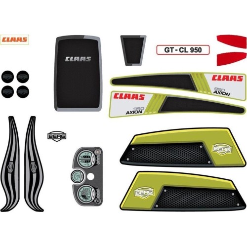 Rama XL – zestaw naklejek CLAAS