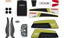 Rama XL – zestaw naklejek CLAAS