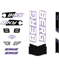 Biky - Zestaw naklejek Cross Purple