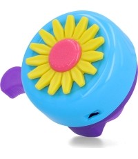 Dzwonek rowerowy FISCHER Blume 80 mm (błękitny)