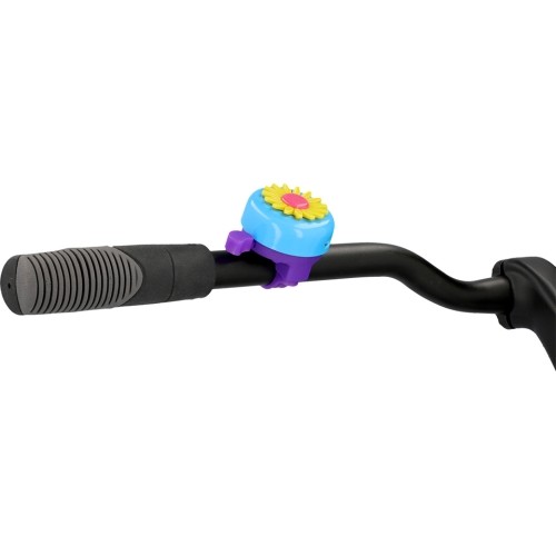 Dzwonek rowerowy FISCHER Blume 80 mm (błękitny)