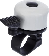 FISCHER Mini dzwonek rowerowy // 22 mm (biały)