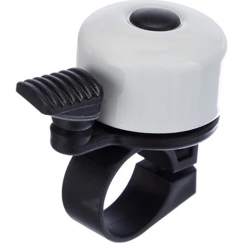 Dzwonek rowerowy FISCHER Mini // 22 mm (biały)