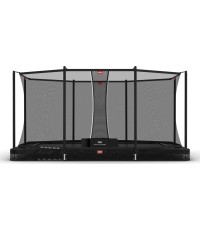 BERG Ultim Favorit InGround 410 Czarny + siatka zabezpieczająca Comfort