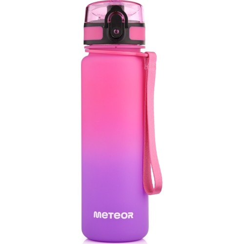 Butelka sportowa meteor 500 ml różowy/fioletowy