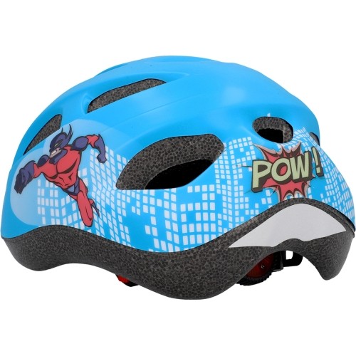 Kask dziecięcy Fischer Comics, rozmiar S-M (55-59 cm), niebieski