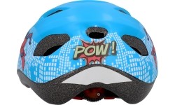 Kask dziecięcy Fischer Comics, rozmiar S-M (55-59 cm), niebieski