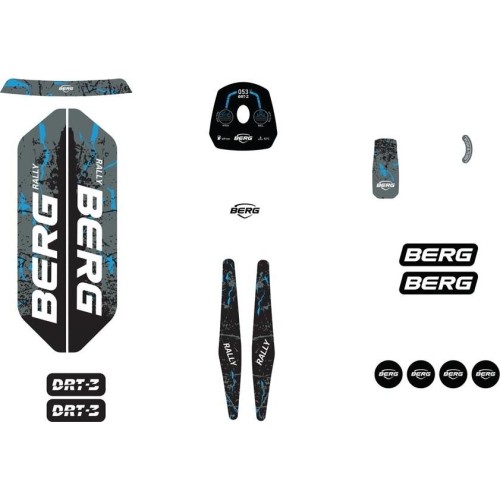 Rally - Sticker Set DRT Black 3 Gears