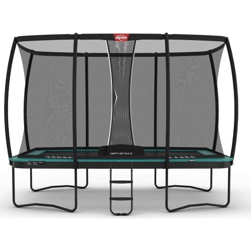 Trampolina BERG Ultim Champion Regular 410, zielona + siatka ochronna DLX XL