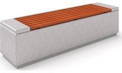 Ławka betonowa Inter-Play Deco 2