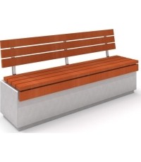 Betonowa ławka Inter-Play Deco 1
