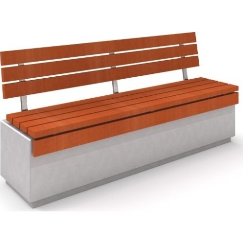 Betonowa ławka Inter-Play Deco 1