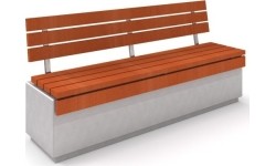 Betonowa ławka Inter-Play Deco 1