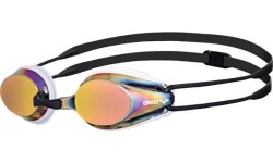 Okularki do pływania Arena Tracks, biały/czerwony