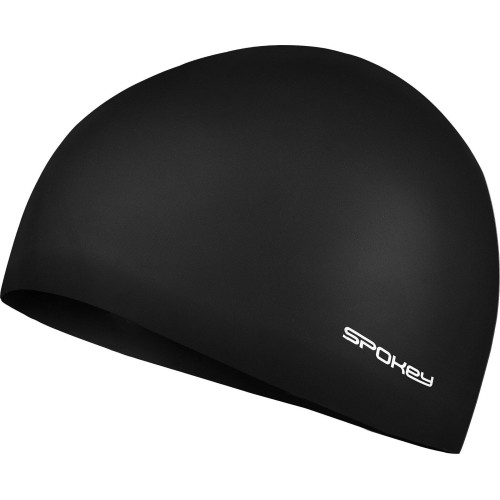 Silikonowy czepek pływacki czarny Spokey SUMMER CUP