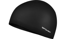 Silikonowy czepek pływacki czarny Spokey SUMMER CUP