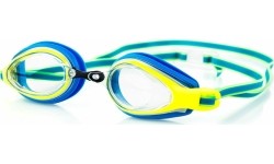 Okulary pływackie zielone niebieskie Spokey KOBRA