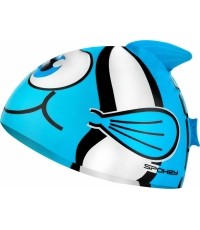 Silikonowy czepek pływacki niebieski Spokey RYBKA MARLIN