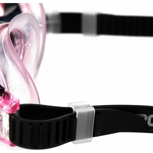 Okulary pływackie czarno-różowe Spokey TRIMP