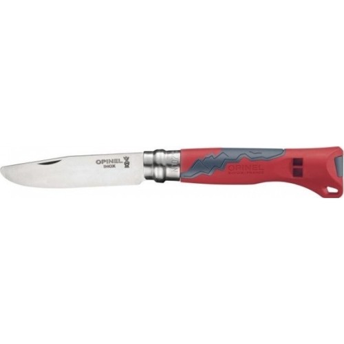 Nóż Opinel Outdoor Junior No 7 z czerwoną rękojeścią