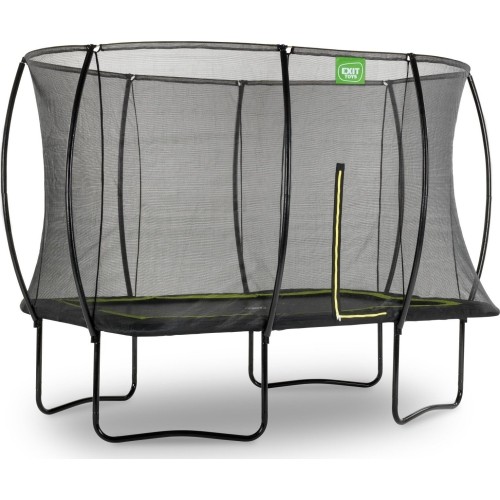 Trampolina z siatką Exit Silhouette 244x366cm - Czarna