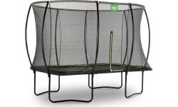 Trampolina z siatką Exit Silhouette 244x366cm - Czarna