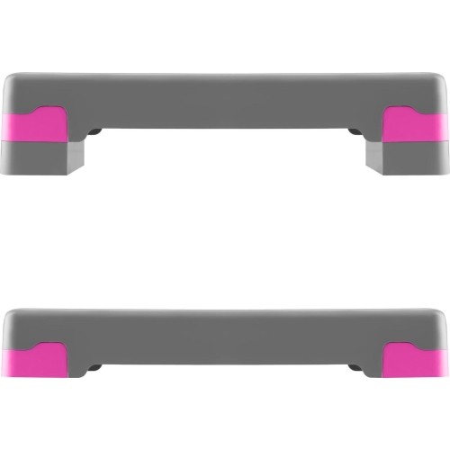 Szaro-różowy step do aerobiku AS003 HMS