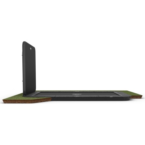 Trampolina BERG Sports Ultim Champion FlatGround 410 z AeroWall, szara