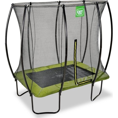 Trampolina EXIT Silhouette 153x214 cm - zielona