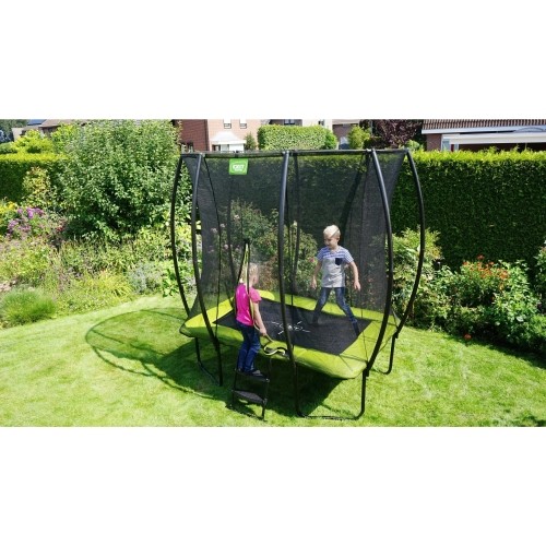 Trampolina EXIT Silhouette 153x214 cm - zielona