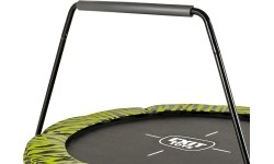 EXIT Tiggy Junior trampolina z drążkiem ø140cm - czarna/zielona