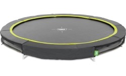 EXIT Silhouette ground trampolina sportowa ø244cm - czarna