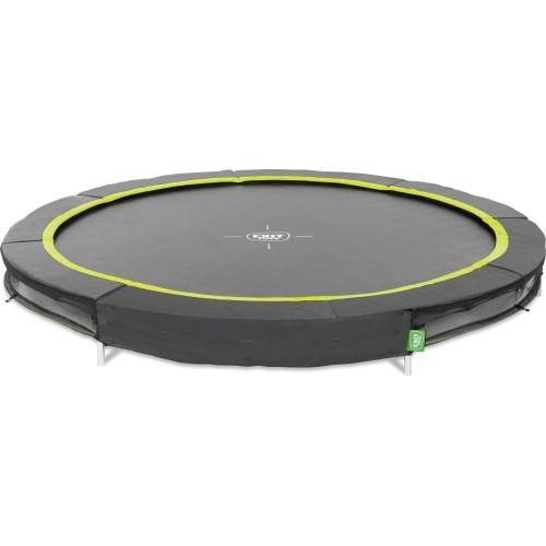 Trampolina sportowa gruntowa EXIT Silhouette ø305 cm, czarna