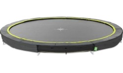 EXIT Silhouette ground trampolina sportowa ø366cm - czarna
