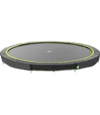 EXIT Silhouette ground trampolina sportowa ø427cm - czarna