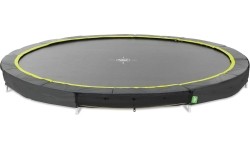 EXIT Silhouette ground trampolina sportowa ø427cm - czarna