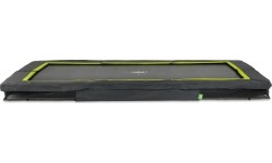 EXIT Silhouette ground trampolina sportowa 214x305cm - czarna