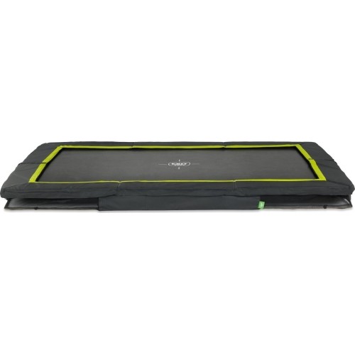 Trampolina sportowa gruntowa EXIT Silhouette 214x305 cm, czarna