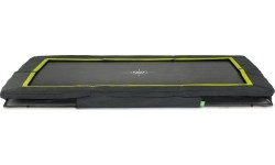 EXIT Silhouette ground trampolina sportowa 214x305cm - czarna