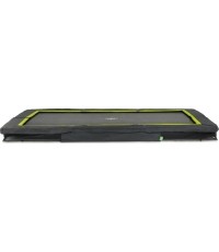 Trampolina sportowa gruntowa EXIT Silhouette 244x366 cm, czarna